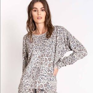 PJ Salvage leopard print top